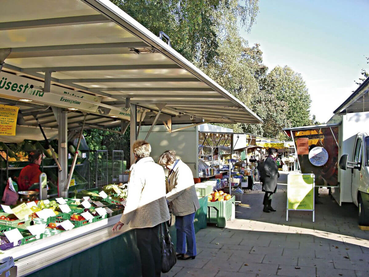 Wochenmarkt in Ohlstedt